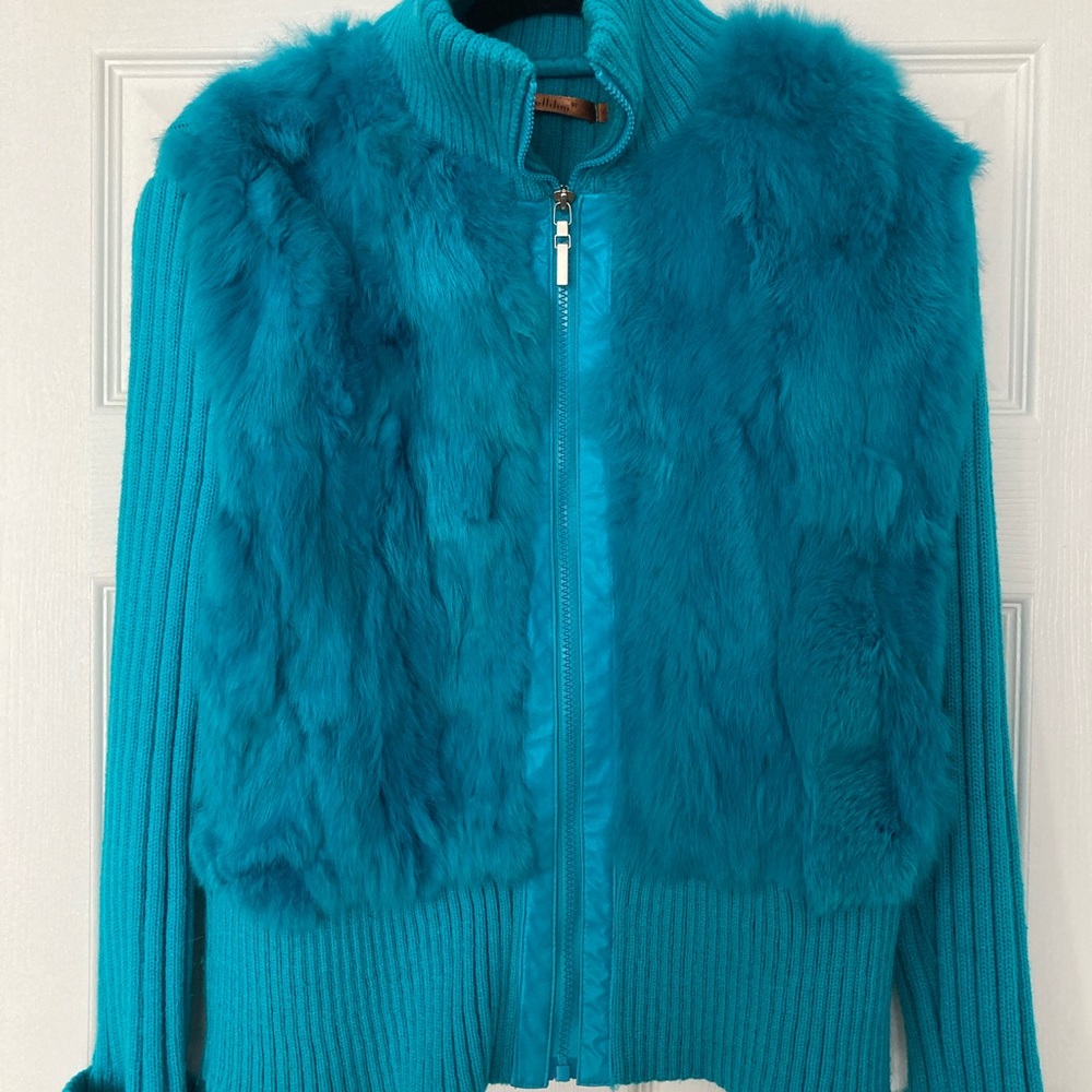 Belldini Teal Bomber Jacket